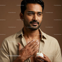 Men Applying Moisturizer for Skin Hydration and Healthy Glow
