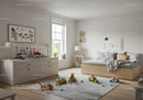 Bright Children's Bedroom with Wooden Toys and Playful Decor