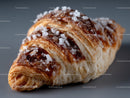 Golden Croissant with Sugar Topping and Flaky Layers