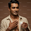 Male Grooming and Moisturizer Application for Healthy Skin