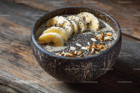 Delicious Acai Bowl with Fresh Fruits and Chia Seeds