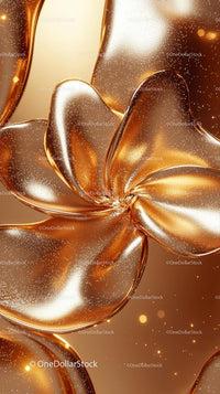 Golden Metallic Balloons for Celebration and Party Decor