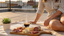 Relaxing Outdoor Picnic with Cheese, Sausages and Coffee