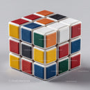 Colorful Rubik's Cube with Vibrant Red, Blue, Green, Yellow, and White Colors