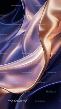 Luxurious Satin and Silk Fabric Close-Up with Elegant Drapes