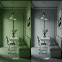 Modern Interior Mono XMP presets color grading preview