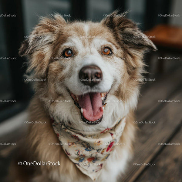 Collie z Jasnym Uśmiechem - Portret Domowego Zwierzaka