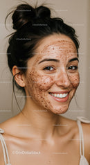 Young Smiling Woman with Clear Skin and Youthful Glow