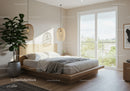 Minimalist Bedroom with Natural Light and Cozy Textures