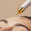 Close-up of a Cosmetic Syringe Injecting Dermal Filler into Skin