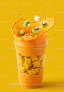Tropical Passion Fruit Smoothie with Fresh Kiwi Splash
