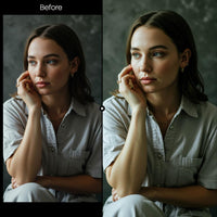 portrait photography edit with Ofelia Lightroom presets
