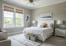 Bright Modern Bedroom with Plush Toys and Natural Light