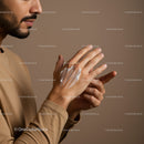 Men Applying Lotion to Hands with Skincare Routine for Healthy Skin