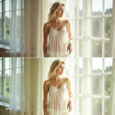 Before and after Ofelia LUT Pack effect