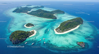 Tropical Islands with Crystal Clear Waters and White Beaches