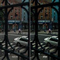urban photography edit with Cinematic Streets Lightroom presets