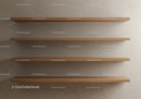Modern Wooden Shelves for Minimalist Interior Decor