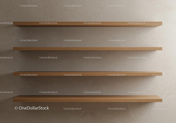 Modern Wooden Shelves for Minimalist Interior Decor