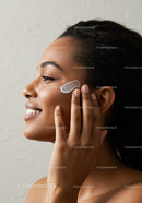 Beautiful Woman Applying Skincare Cream for Healthy Healthy Skin