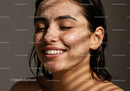 Smiling Woman with Glowing Skin and Natural Beauty