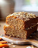 Oatmeal Cake with Crunchy Oat Topping for Breakfast or Snack