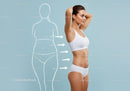 Slim Fit Woman in Sportswear Demonstrating Body Transformation