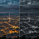 Before and after Architecture Mono Lightroom preset edit