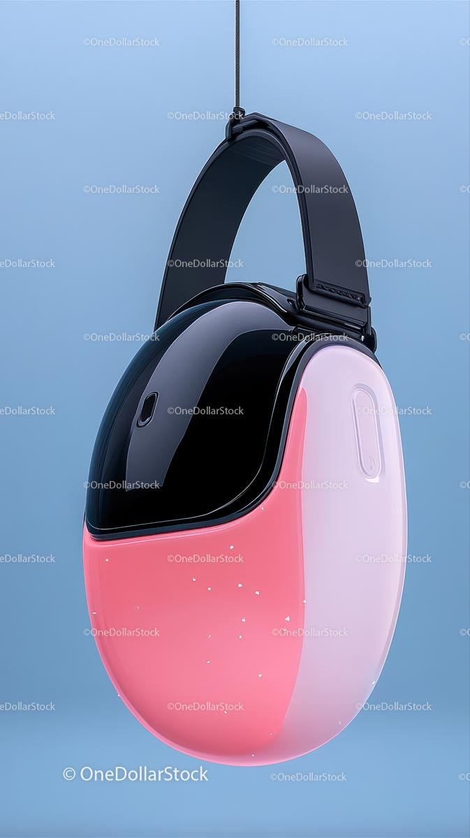 Modern Pink and Black Corded Vacuum Cleaner with Smart Design