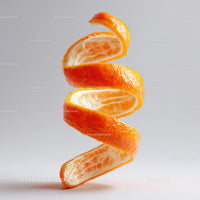Vibrant Fresh Orange Slices with Juicy Interior for Refreshing Food Photography