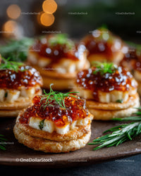 Gourmet Puff Pastry Bites with Caramelized Onion and Cream Cheese