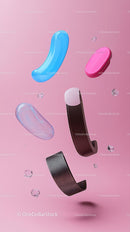 Colorful Modern Hearing Aids with Innovative Design for Ear Health