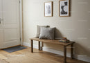 Cozy Entryway with Wooden Bench and Wall Art for Modern Homes