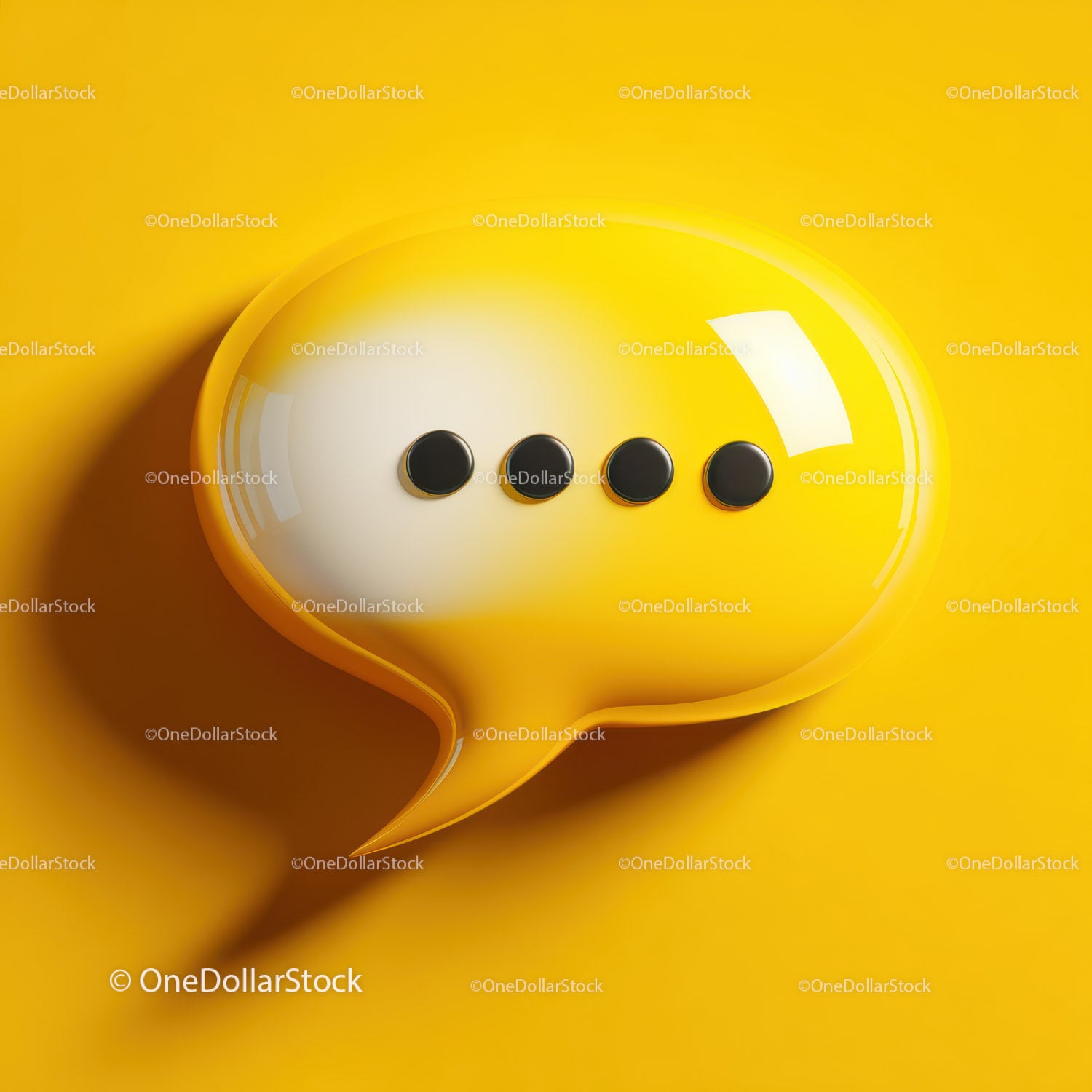 Colorful Bubble Tea with Tapioca Pearls on Bright Yellow Background