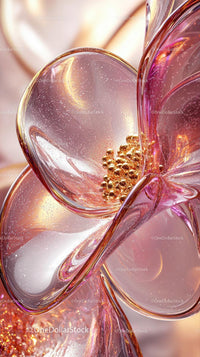 Abstract Colorful Glass Art Sculpture for Modern Design