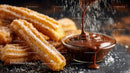 Crispy Sugar-Coated Churros with Chocolate Dipping Sauce