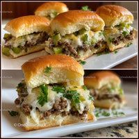 Delicious Cheeseburgers with Ground Beef and Cheese in Buns