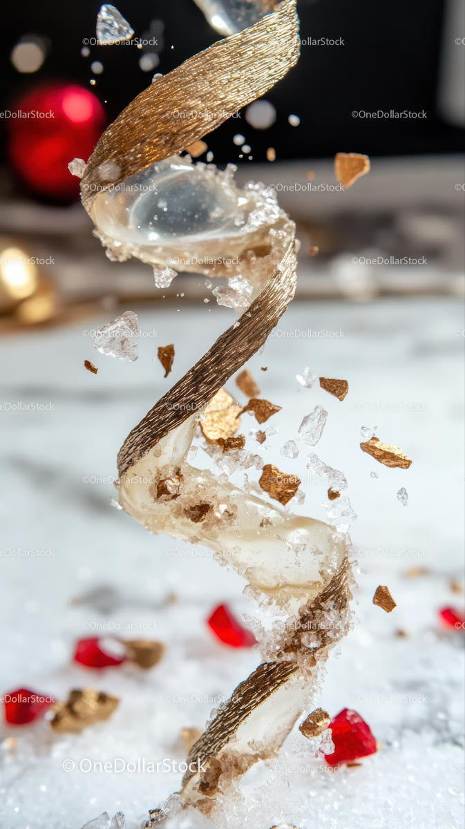 Close-up of Champagne Cork Splashing with Bubbles and Celebration Atmosphere