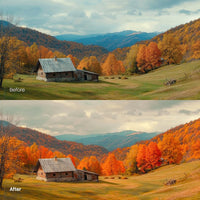 outdoor photography edit with Warm Fall Color Grading Lightroom presets