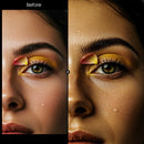 Before and after Dark Artistic Portrait LUT Pack effect