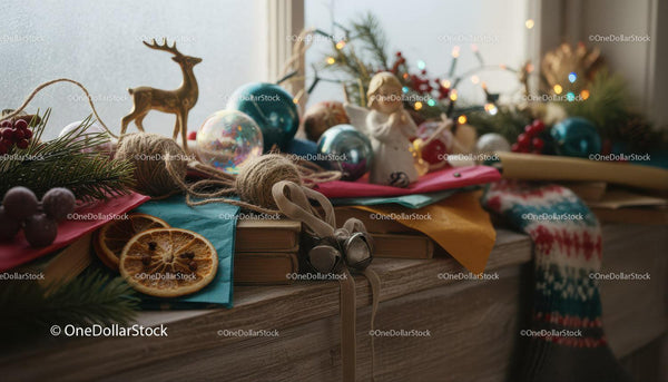 Cozy Holiday Decoration with Vintage Christmas Accents