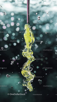 Dynamic Underwater Splash Captured in Sharp Detail
