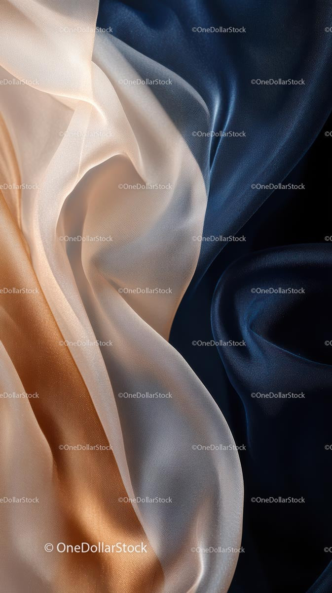Elegant Satin Fabric with Smooth Texture for Fashion and Textile Design