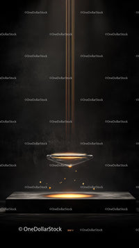 Elegant Modern Glass Artifact with Metallic Highlights