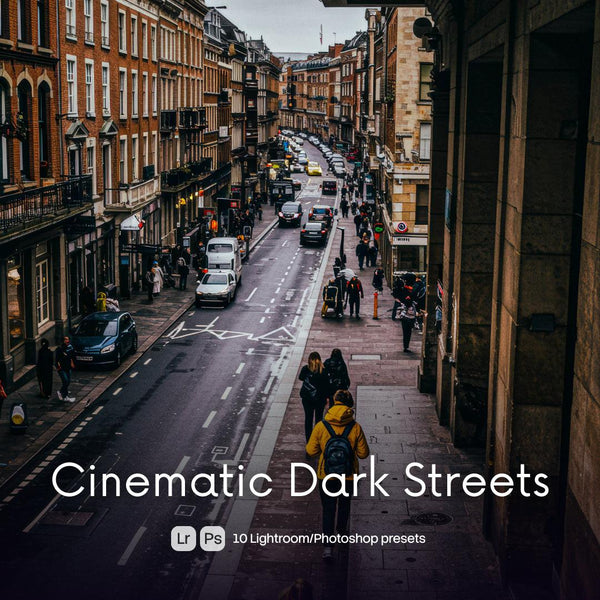 Cinematic Dark Streets Presets (10 XMP files)