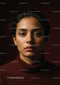 Elegant Woman Portrait with Confidence and Modern Style