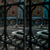 Cinematic Streets XMP presets color grading preview
