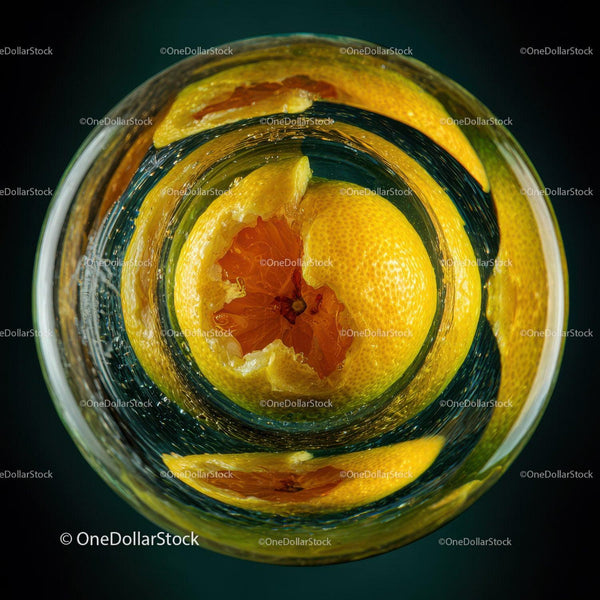Vibrant Orange Slices Composition with Juicy Citrus Fruit