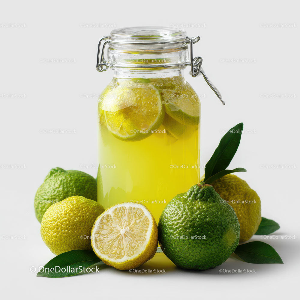 Refreshing Homemade Lemonade with Fresh Lemons and Limes