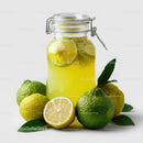 Refreshing Homemade Lemonade with Fresh Lemons and Limes